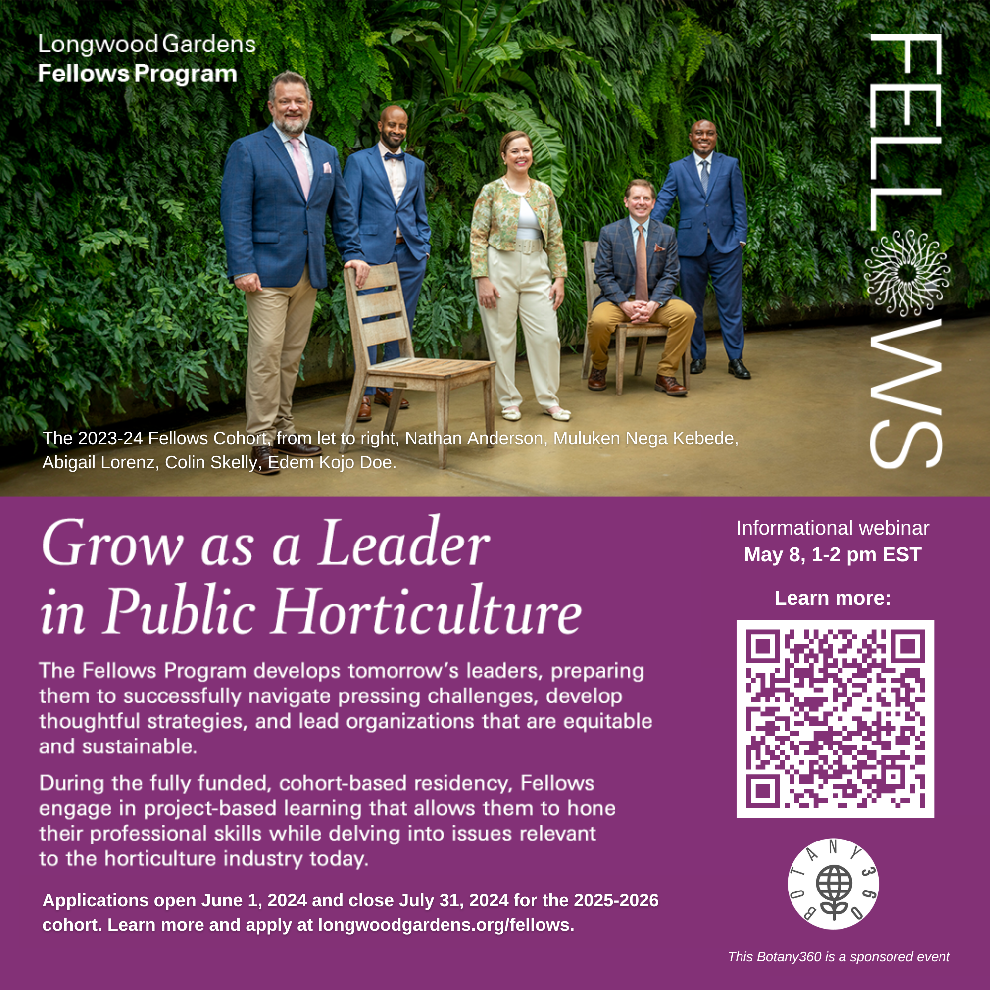 Longwood Gardens Fellowship Flyer
